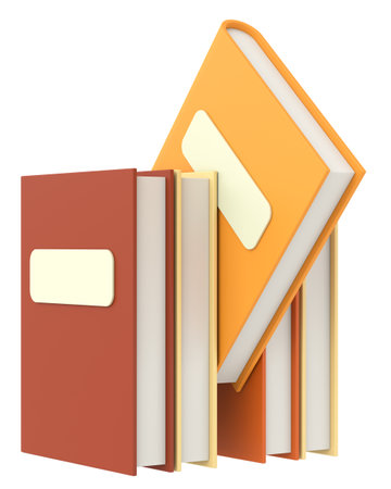 3D book. Notebook. 3D illustration.の写真素材