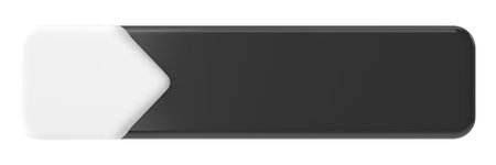 3D button. Empty button. 3D illustration.の写真素材