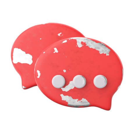Live chat icon. 3D element.の写真素材