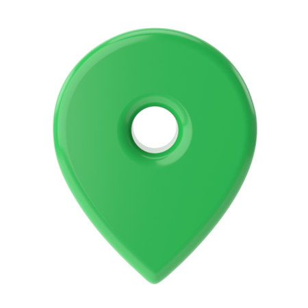 3D location sign. 3D icon.の写真素材