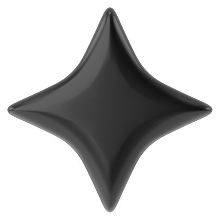 Starburst. 3D star. Spangle effect. 3D illustration.の写真素材