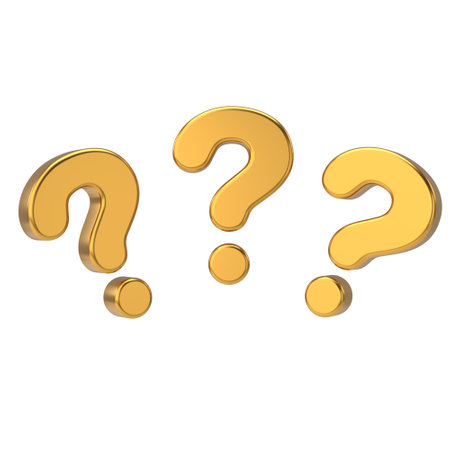 Question mark sign. 3D question mark.の写真素材