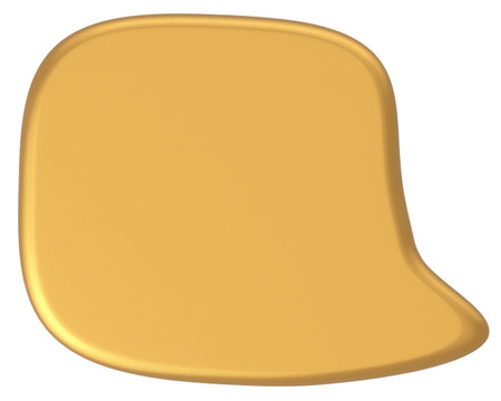 Speech bubble. Chat bubble. Text box. 3D illustration.の写真素材