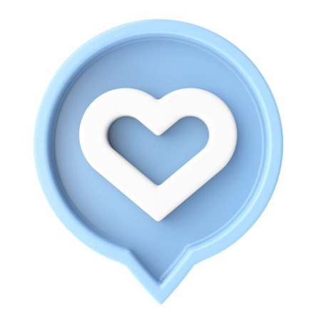 3D like icon. 3D illustration.の写真素材