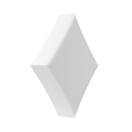 Diamonds. 3D playing card icon. 3D illustration.の写真素材