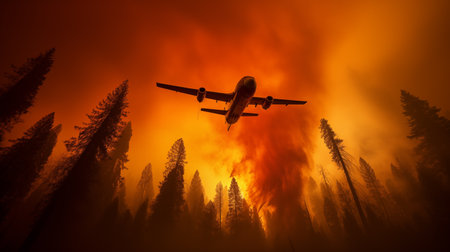 Natural Disaster, Forest Fire, Wildfires.の素材