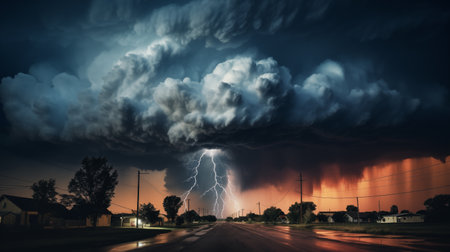 Natural Disaster: Storm, Lightning.の素材