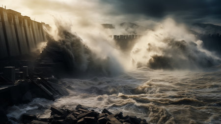 Disasters, Dam Breaks and Floods.の素材