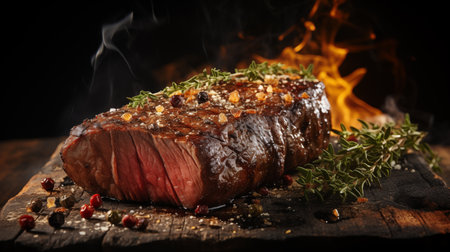 Premium Food Photography, Beef Steak.の素材