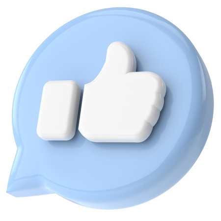 like button. like icon. 3D illustration.の写真素材