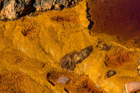 Rio Tinto, the mining area south of Huelva, Rio Tinto, the mining area south of Huelvaの写真素材