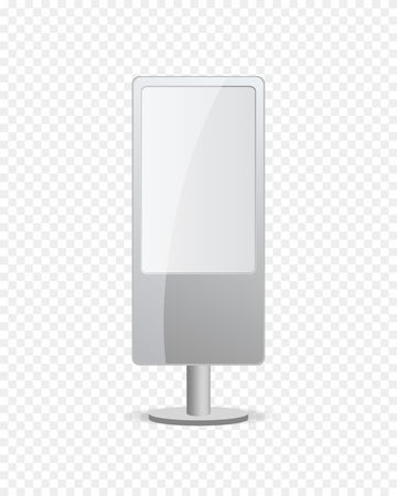 Digital signage mockupのイラスト素材