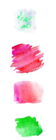 Watercolor painted background. Abstract grunge Illustration wallpaper. Brush stroked. The color splashing in the paper. Hand drawn ombre texture. For a wedding, birthday, greetings cards. Hand made.の写真素材