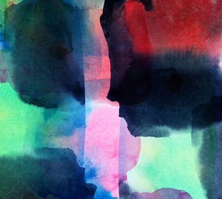 Watercolor painted background. Abstract grunge Illustration wallpaper. Brush stroked. The color splashing in the paper. Hand drawn ombre texture. For a wedding, birthday, greetings cards. Hand made.の写真素材