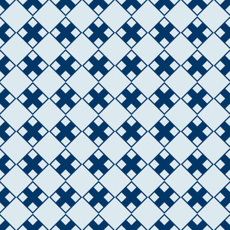 Abstract seamless geometric pattern of rhombuses and diagonals. Vector illustrationのイラスト素材