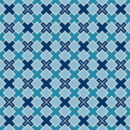 Abstract seamless geometric pattern of rhombuses and diagonals. Vector illustrationのイラスト素材