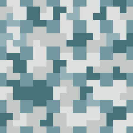 Abstract geometric pattern of squares. Seamless mosaic and tile. Vector illustrationのイラスト素材