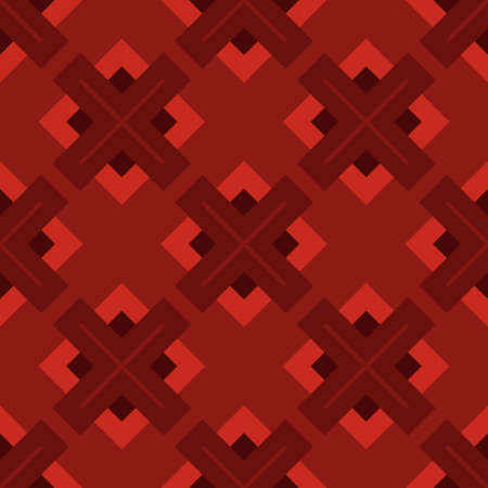 Abstract seamless geometric pattern of rhombuses and diagonals. Vector illustration