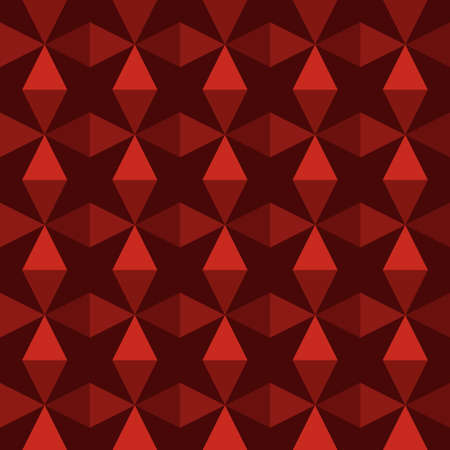 Abstract seamless geometric pattern of rhombuses and stars. Vector illustrationのイラスト素材