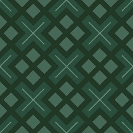 Abstract seamless geometric pattern of rhombuses and diagonals. Vector illustrationのイラスト素材