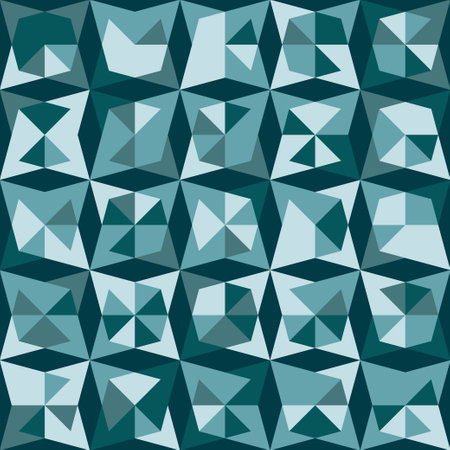 Abstract seamless geometric pattern of rhombuses and diagonals. Vector illustrationのイラスト素材