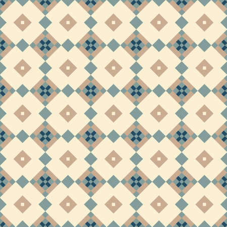 Abstract seamless geometric pattern of rhombuses and diagonals. Vector illustrationのイラスト素材