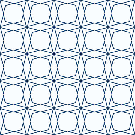 Abstract seamless geometric pattern of outline rhombuses and diagonals. Vector illustrationのイラスト素材
