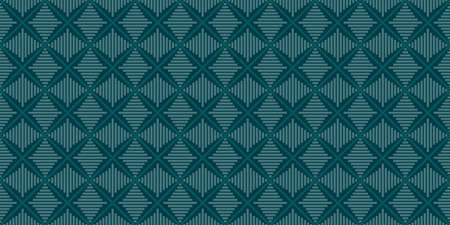 Abstract geometric block and squares pattern. Seamless mosaic and tile. Vector illustrationのイラスト素材