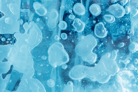 Ice tracery. The texture of ice structure. Christmas abstract background