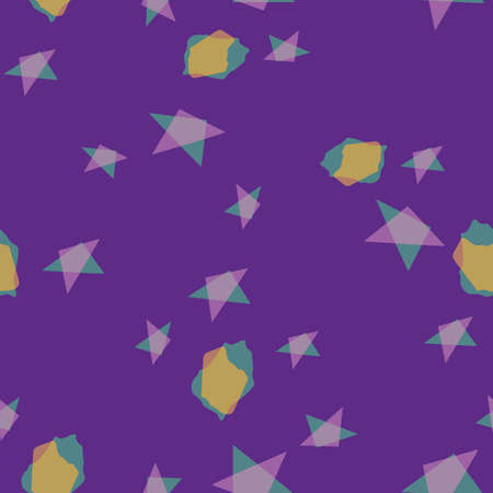Vector seamless shapes and texture pattern. Suitable for packaging, gift wrap, fabric, scrap...