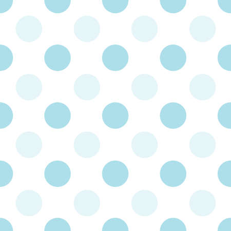 Seamless Blue Vector Spots and Circles Patternのイラスト素材