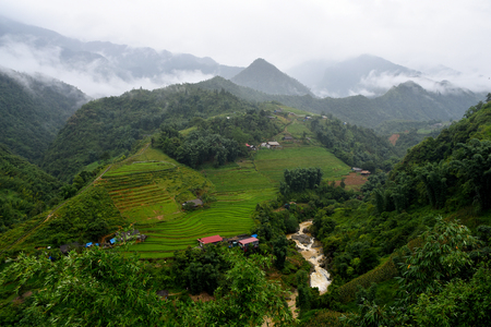 vietnam sapa's viewの写真素材