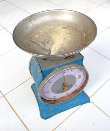 Retro weighing scalesの写真素材