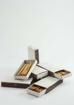 matches in a boxs isolated