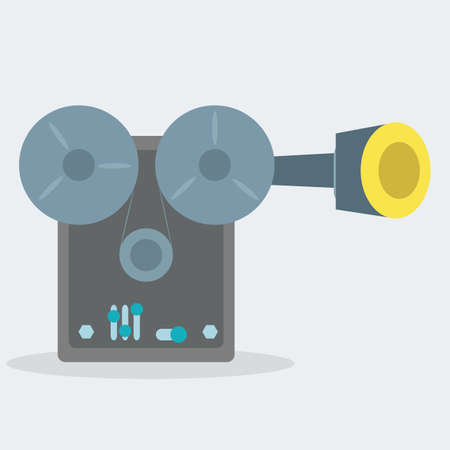 Movie projectorのイラスト素材