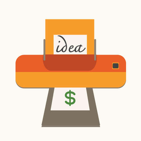 idea with make money ,concept.のイラスト素材