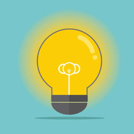 Light bulb vector illustrationのイラスト素材