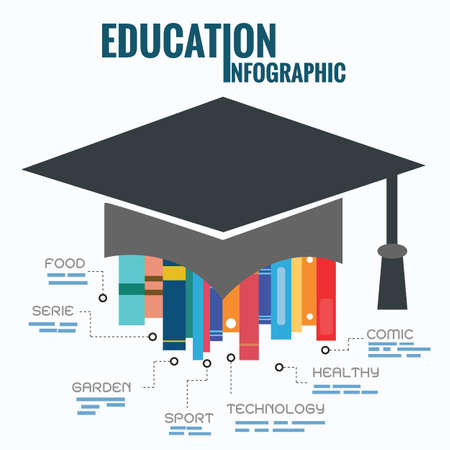 Education Infographic Elements.のイラスト素材