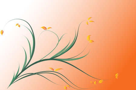 Orange abstract sunny backgroundのイラスト素材