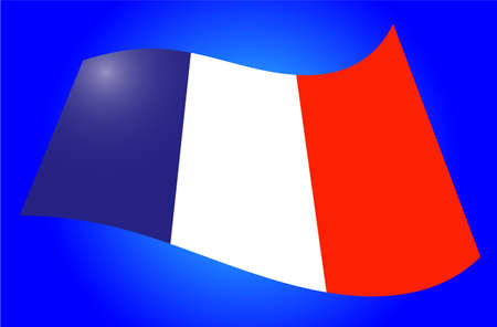 flag Franceのイラスト素材