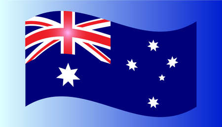 australia flagのイラスト素材
