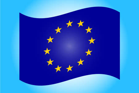 Flag of Europeのイラスト素材
