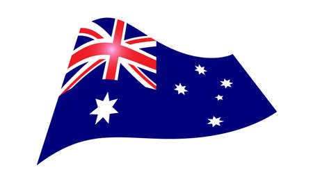 australia flagのイラスト素材