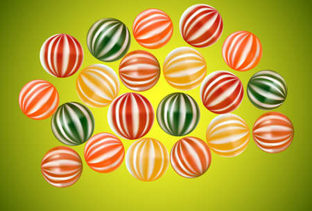 food-serias-sweet-background-of-striped-sugar-candyのイラスト素材