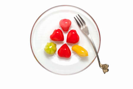 Thailand ball plated dessert and Thailand dessert sweetened variety.の写真素材