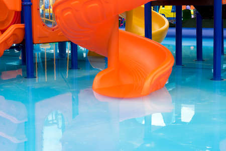 water park for kid at the day timeの写真素材