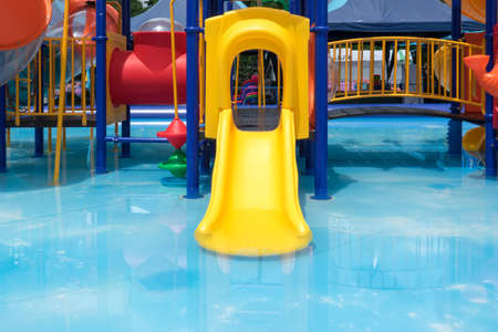 water park for kid at the day timeの写真素材