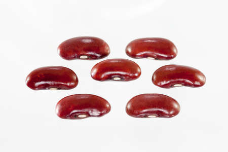 Red bean isolated on white background