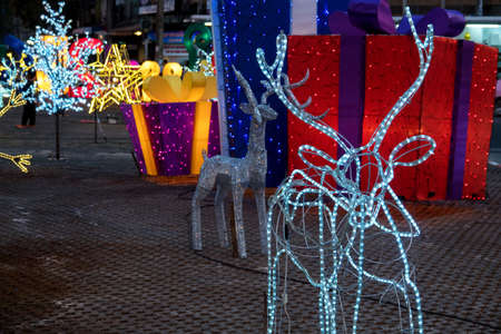 christmas lightsのeditorial素材