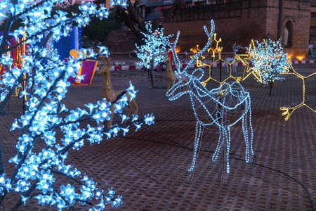 christmas lightsのeditorial素材